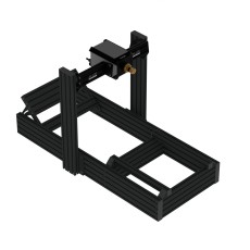 Rennsimulator Simrig 40160 schwarz DD1/2 side mount